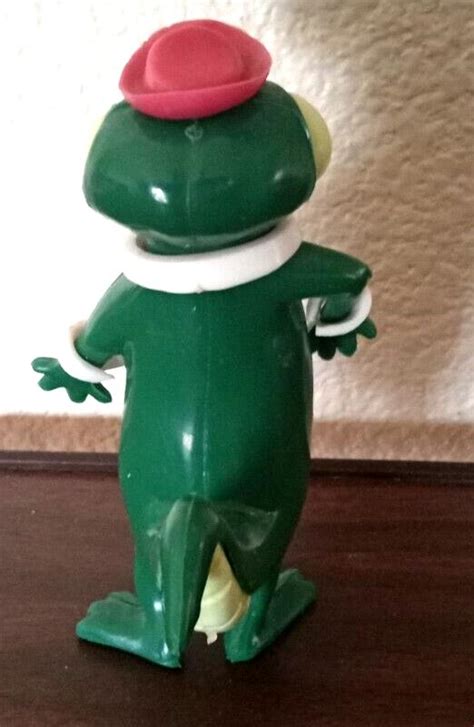 1960s Wally Gator Vinyl Figure With Box Panel France Rare Hanna Barbera