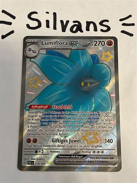 Lumiflora Ex Full Art Shiny Paldeas Schicksale De Kaufen Auf