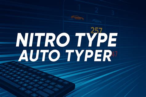 Nitro Type Racing for Students: Fun Typing Practice in 2025 - Nitro Type
