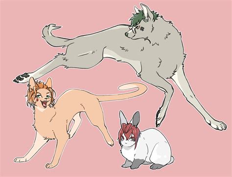 Riddle Rosehearts Trey Clover And Cater Diamond Twisted Wonderland Drawn By Raccoonlot