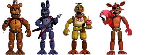 Star Unwithered Animatronics By Taptun39 On Deviantart