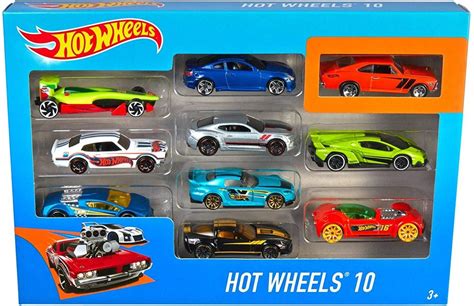 Paquete De 10 Carros Hot Wheels Básicos A Escala Paquete Surtido