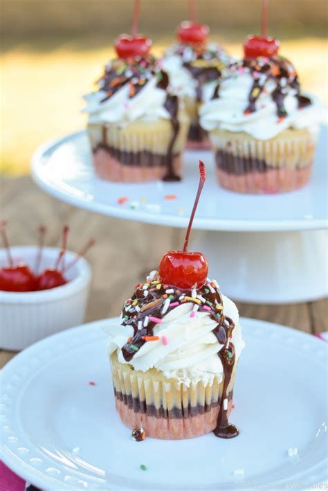 Neapolitan Sundae Cupcakes — Sprinkled With Jules