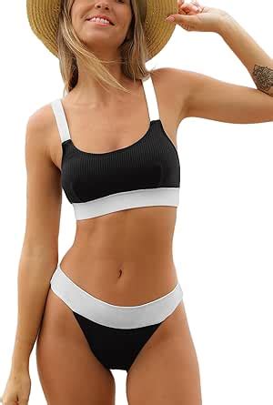 Amazon Cupshe Women S Bikini Sets Two Piece Bathing Suit Color