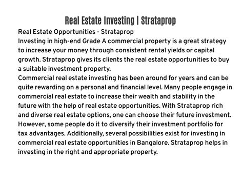 Ppt Real Estate Investing Powerpoint Presentation Free Download Id