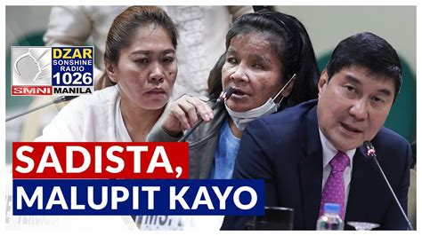 Sadista At Malupit Kayo Sen Tulfo Sa Abusadong Amo Ng Kasambahay Na