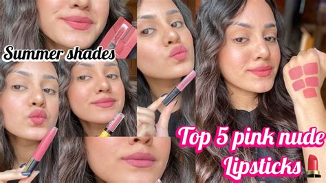 Top Pink Nude Lipsticks For Summerlonglasting For All Skintones