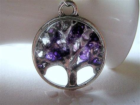 Amethyst Crystalized Glass Necklace Delphi Artist Gallery