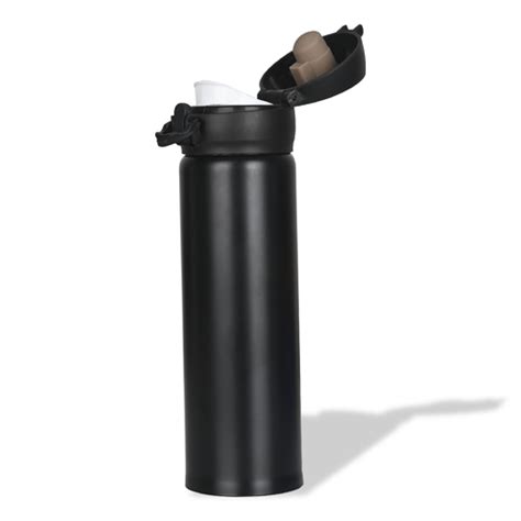 450ml Black Matte Finished Hot And Cold Flask