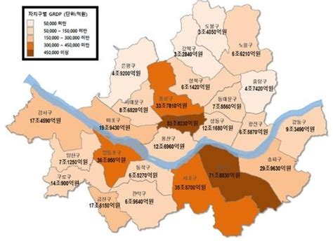 서울 경제력 1위 자치구는 강남강북구의 22배 네이트 뉴스