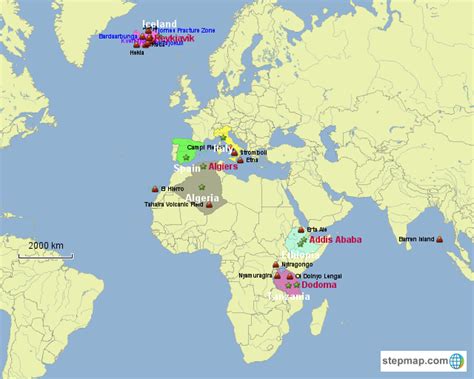 Volcanoes In Europe Map – Topographic Map of Usa with States