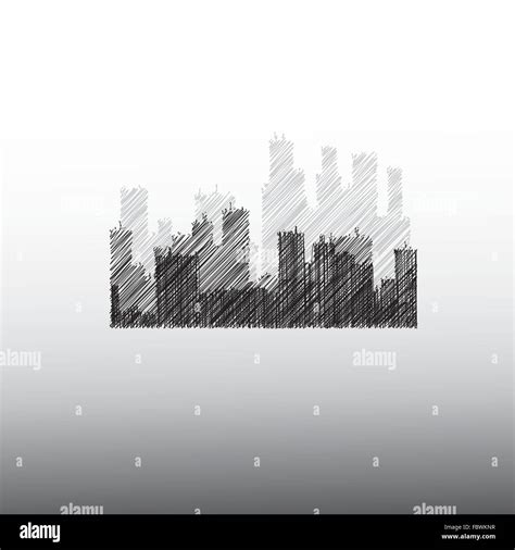 Buildings line drawing hi-res stock photography and images - Alamy