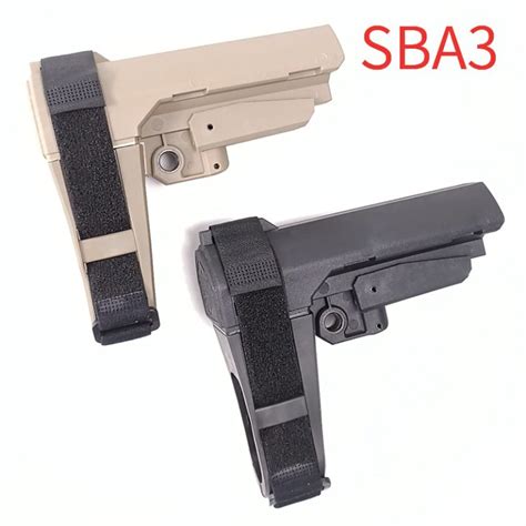 Sb Tactical Sba3 Pistol Brace Brace Only No Buffer Tube