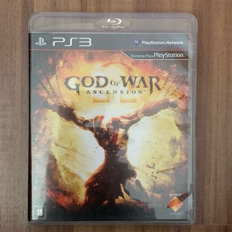 Jogo God of War Ascension PS3 Mídia Física Shopee Brasil