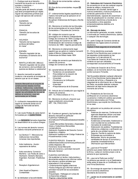 Guia Mercantil Explique Qu Es El Derecho Mercantil De Acuerdo