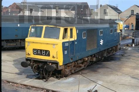 35mm Slide Br British Rail Diesel Loco Class 35 Hymek D7001 1972