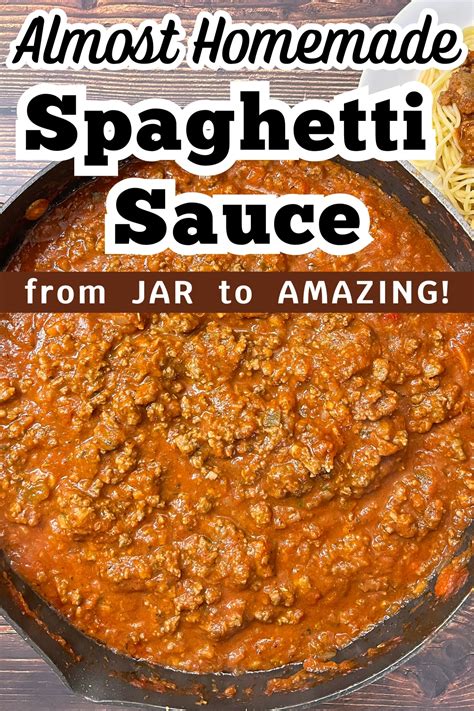 How To Make Jar Spaghetti Sauce Better Almost Homemade Finding Time