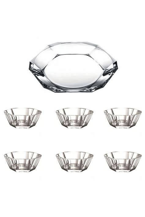 Paşabahçe Parça Nude Reflection Cam Kristal Servis Tabağı Sunumluk ve Kase Seti Fiyatı