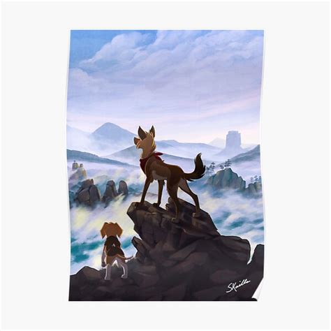 Wanderers Above The Sea Of Fog Poster By Skailla Redbubble