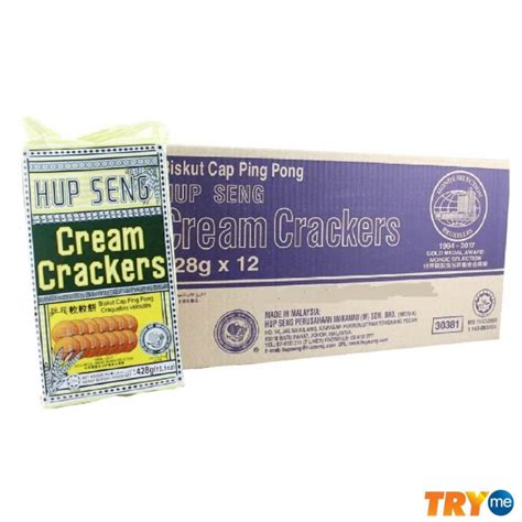 Hup Seng Cream Crackers G X Pcs Lazada