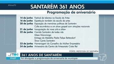 Jornal Tapajós 2ª Edição Programação de aniversário dos 361 anos de