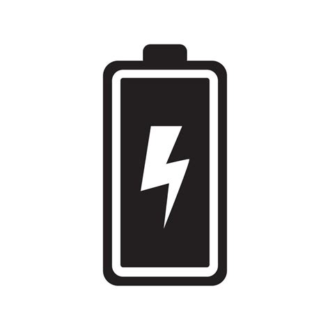 Low And Full Battery Charging Icon Template Black Color Editable Low