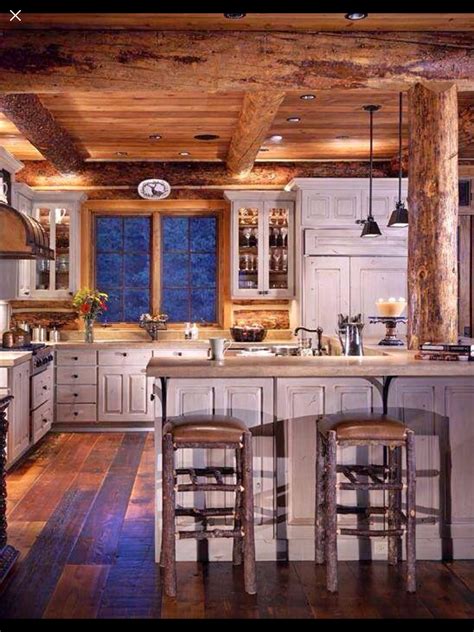 Stylish Log Cabin Kitchen Cabinet Ideas For Homepedian