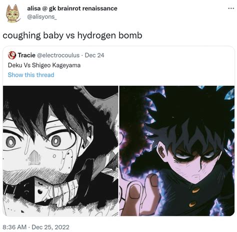 Hydrogen Bomb vs. Coughing Baby: Image Gallery | Know Your Meme