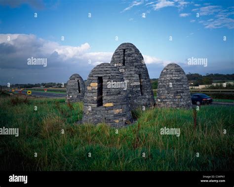 Balbrigganco Dublinirelandview Of The Beehive Huts Stock Photo Alamy