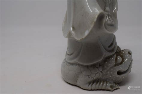 51BidLive CHINE Début XXème siècle Statuette blanc de Chine Liu Hai