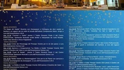 Natale A Montemaggiore Belsito Tra Canti Nenie Della Tradizione E