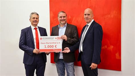 Sparkasse Schweinfurt Haßberge Spendet 1000 Euro An Haus Marienthal