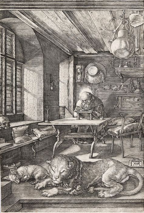 At Auction Albrecht D Rer Albrecht D Rer St Jerome In His Study