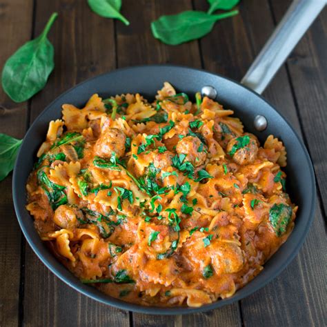 Italian Sausage Bow Tie Pasta A Dish Of Daily Life