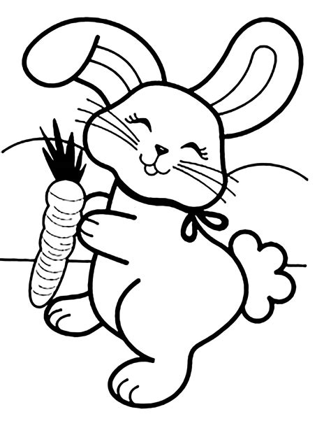 Coloriage Lapin Coloriage De Lapin Trop Mignon A Imprimer Images And