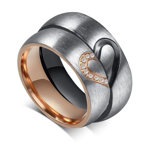 Buy Promise Ring For Women And Men Stainless Steel