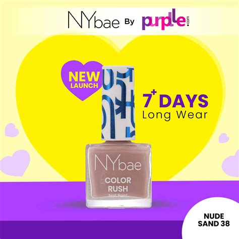 NY Bae Color Rush Nail Paint Nude Sand 5ml