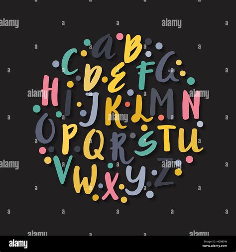 Unique Vector Alphabet Stock Vector Image And Art Alamy