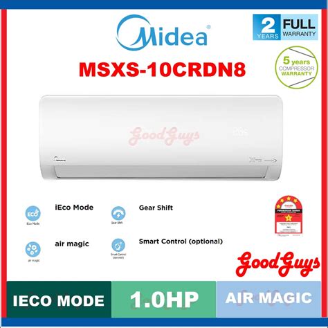 Seller S Own Fleet MIDEA MSXS 10CRDN8 1 0HP R32 INVERTER WITH SUPER