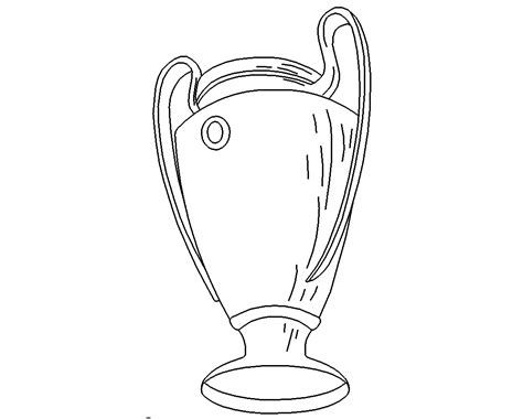 Pokal Dxf Uefa Beker Zeichnen Ausmalbild Pokale Malvorlagen Dwg Madrid