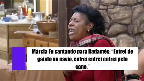 Márcia Fu cantando para Radamés Entrei de gaiato no navio entrei