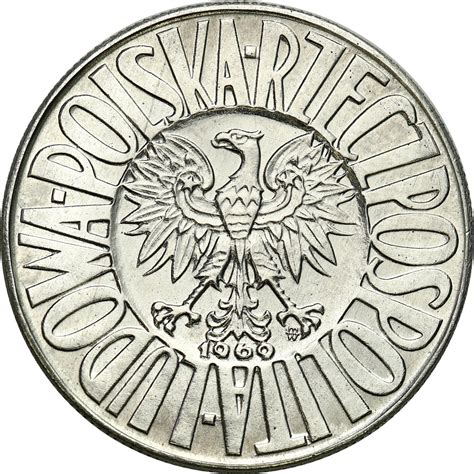 PRL PRÓBA Nikiel 10 złotych 1969 25 lat PRL archiwum niemczyk pl