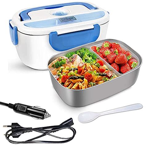 GalaxyHome Lunch Box Chauffante Électrique Gamelle Chauffante 3 En 1