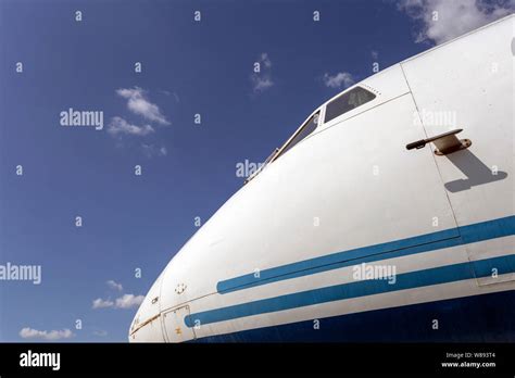 Old soviet jet-engine airplane Stock Photo - Alamy