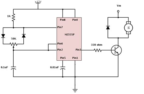 A 555 Timer Pwm Motor Controller Eeweb