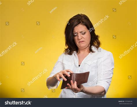 Closeup Portrait Mature Sad Middle Aged Stock Photo Shutterstock