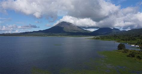 Drone Video of the Arenal Volcano National Park, Costa Rica Free Stock ...