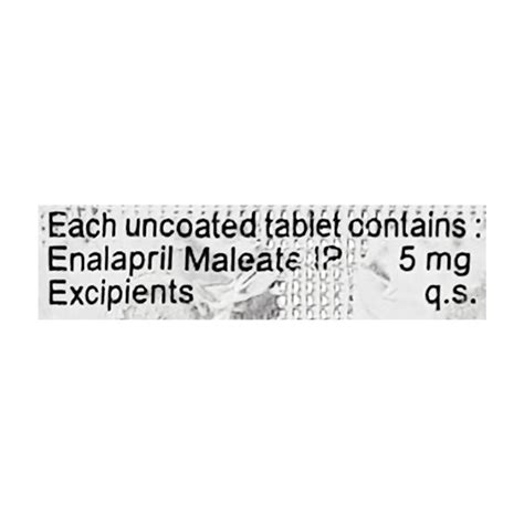 Envas 5mg Tablet 15 S Price Uses Side Effects Netmeds