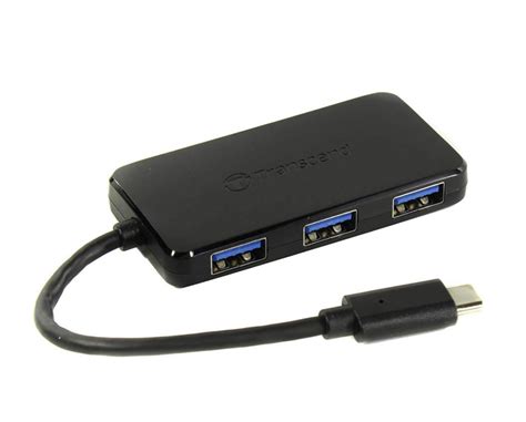 Transcend 4 Port HUB USB 3 1 Gen 1 Type C