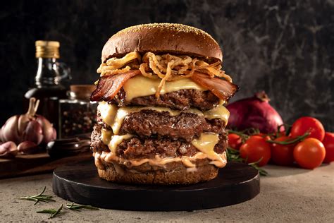 Photos for the Viral Burger menu on Behance